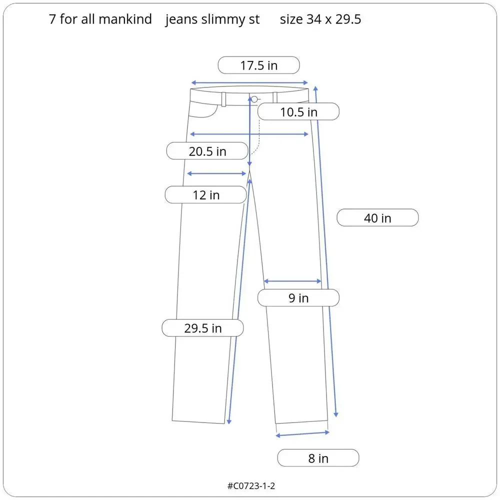 7 for‎ all mankind jeans slimmy straight orange terracotta Men size 34 x 29.5